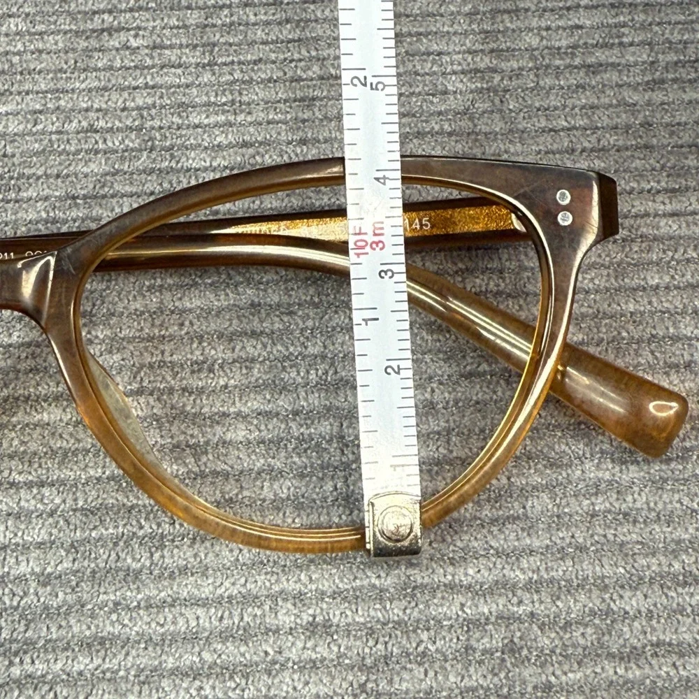 Bolon BJ3069 B20 Brown Amber Cat Eye‎ Y2K Eyeglasses Frames 52-15-145 Italy